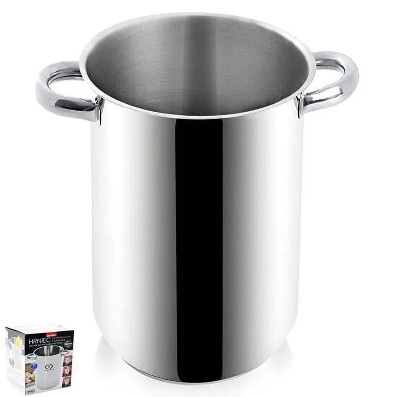 Pentola per asparagi per prosciutto in acciaio inox, 14 cm, 3,2 l