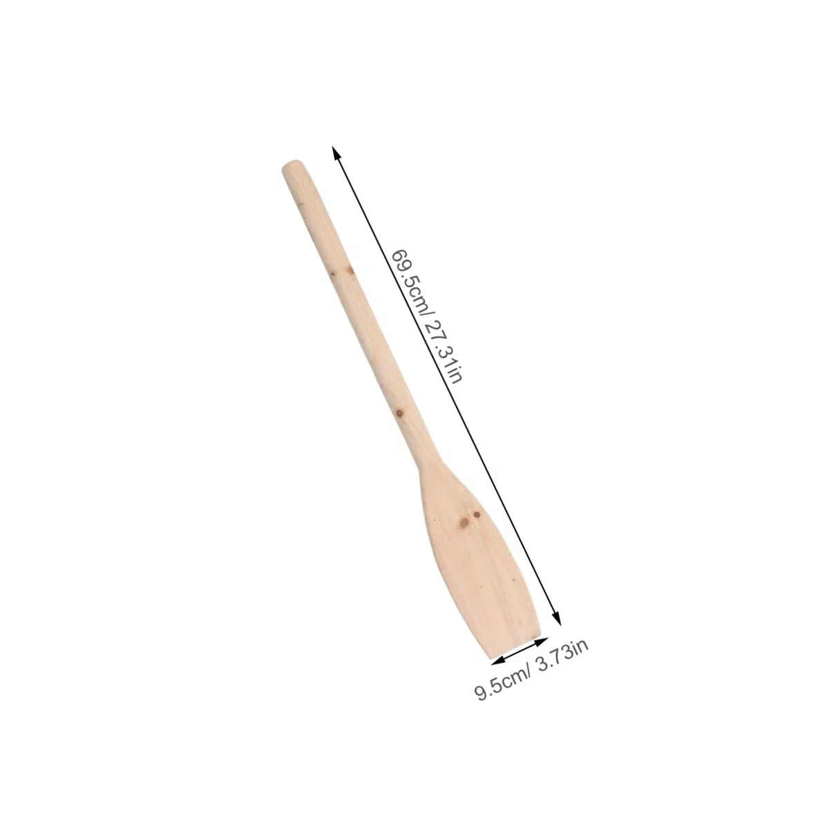 Gatuida Paletta di Legno per Mescolare 27,5 Pollici, Pala di Ammostamento Grande per Fermentazione Vino di Frutta e Produzione Birra, Impugnatura Ergonomica per Uso in Grandi Pentole