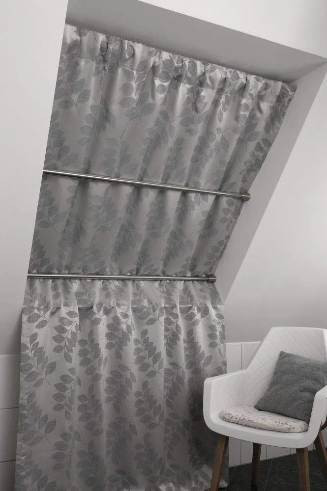 Gardinia Bastone per Tenda Estensibile, Fissaggio Senza Trapano né Viti, Acciaio Inox, Diametro 23/26 cm, Lunghezza 65-100 cm