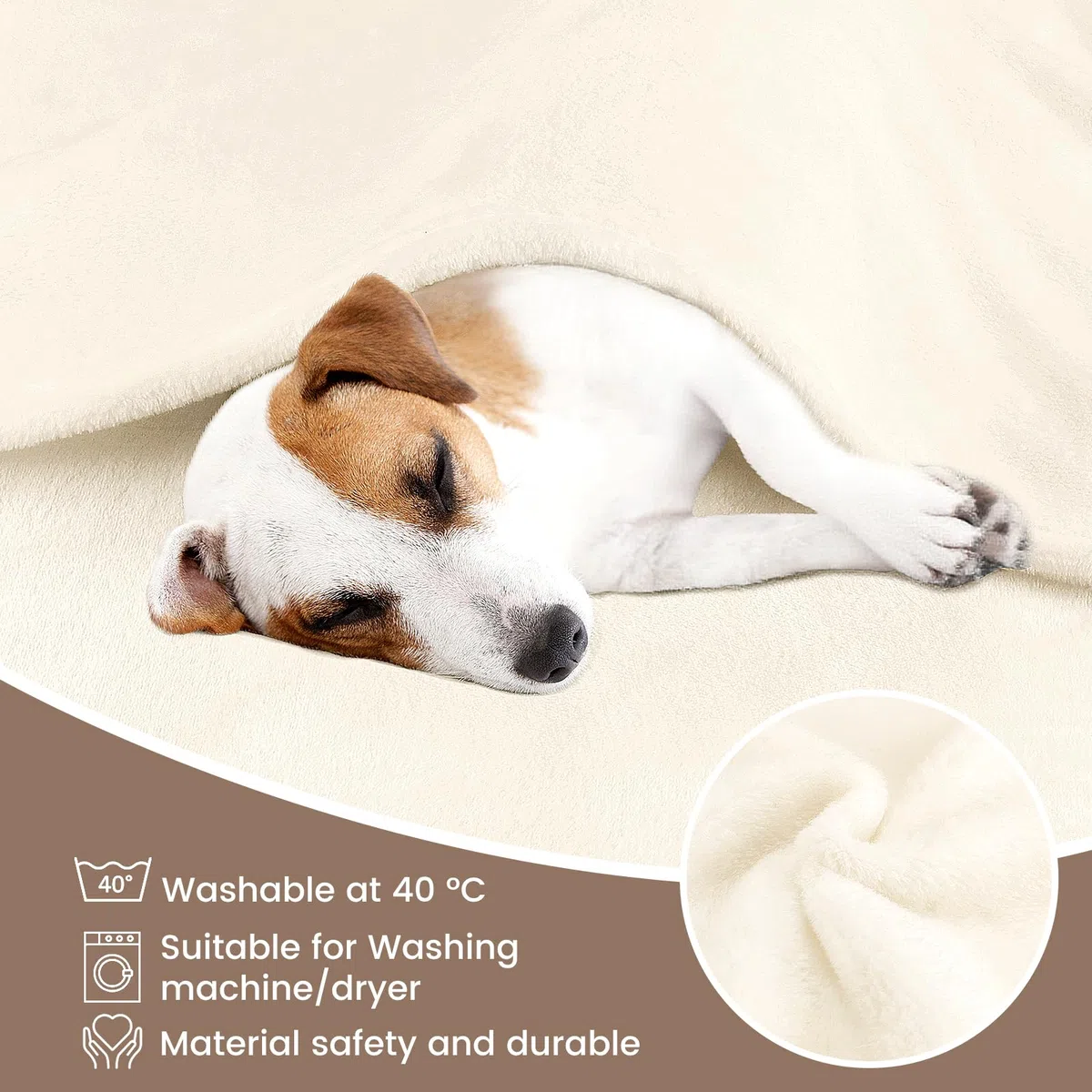berssen Coperta Plaid - 200 x 230 CM - Bianco Avorio Winter Blanket - Coperta Divano, Morbida, Accogliente, Nessun Odore, Lavabile in Lavatrice, Adatto per l'Autunno e l'Inverno, Antistatico