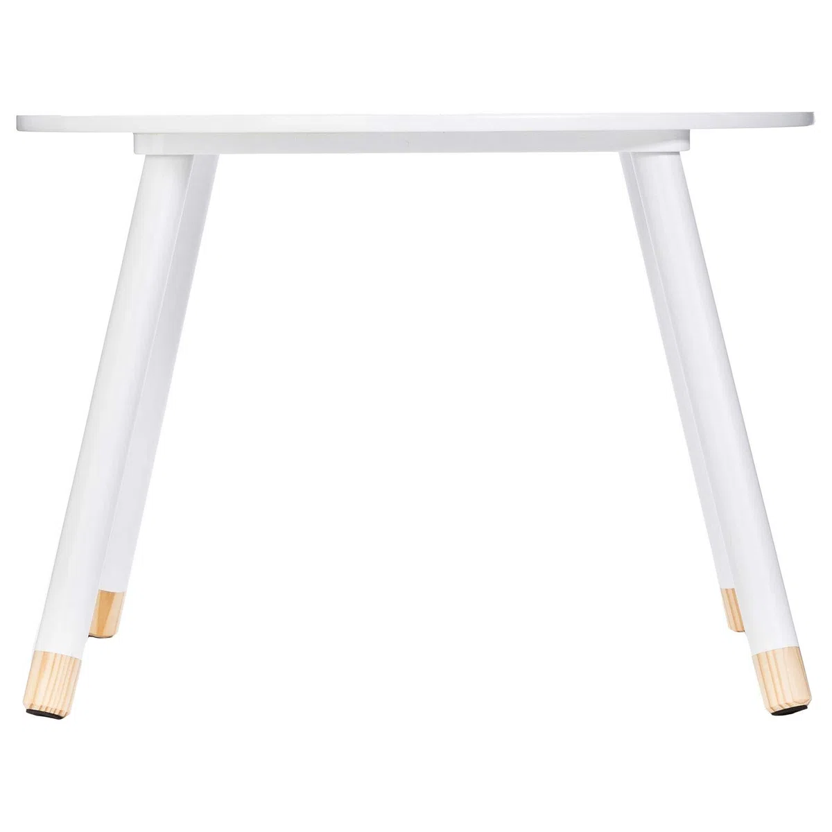 Atmosphera Kids Tavolo Bambino Morbidezza - Diam. 60 cm - Bianco