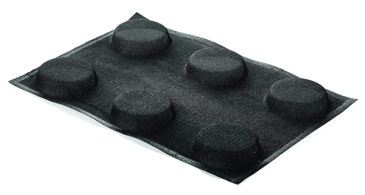 Silikomart | Micro-Forme in Silicone Perforato, Stampo Round, Misure 400 x 300 x 20 mm,