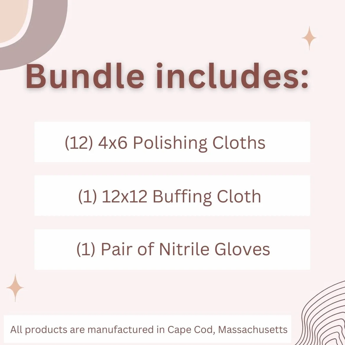 Cape Cod Metal Polishing Cloth Kit by Cape Cod Polish
