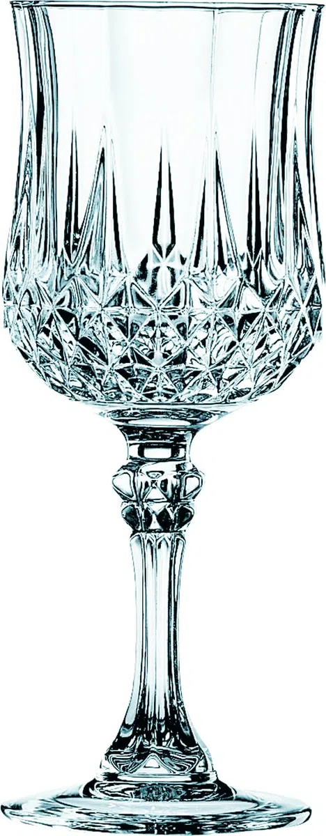 Eclat Cristal D'Arques Longchamp, bicchiere da vino, in cristallo, 17 cl, confezione da 6