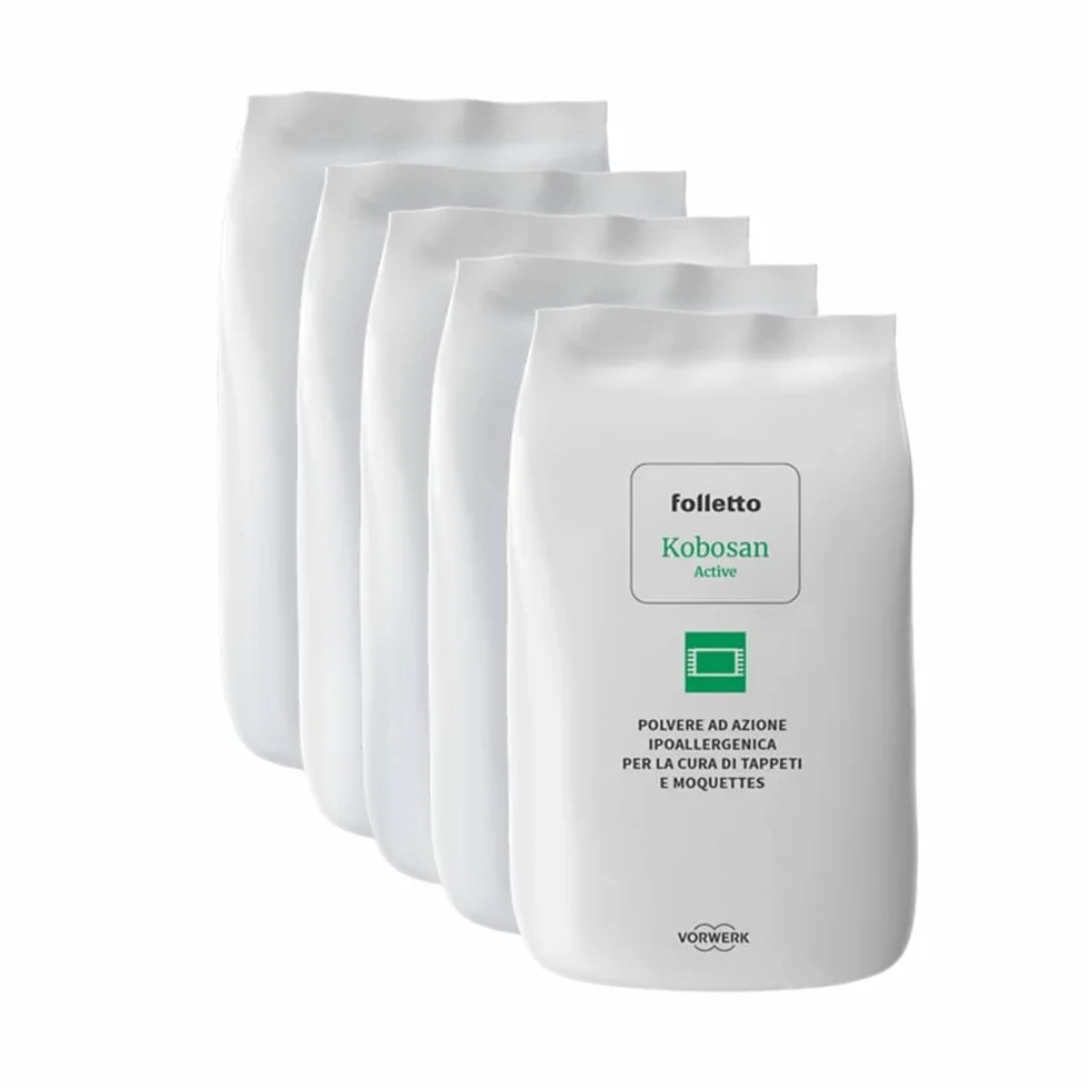 POLVERE TAPPETI E MOQUETTES VORWERK KOBOSAN 5 X 500G FOLLETTO