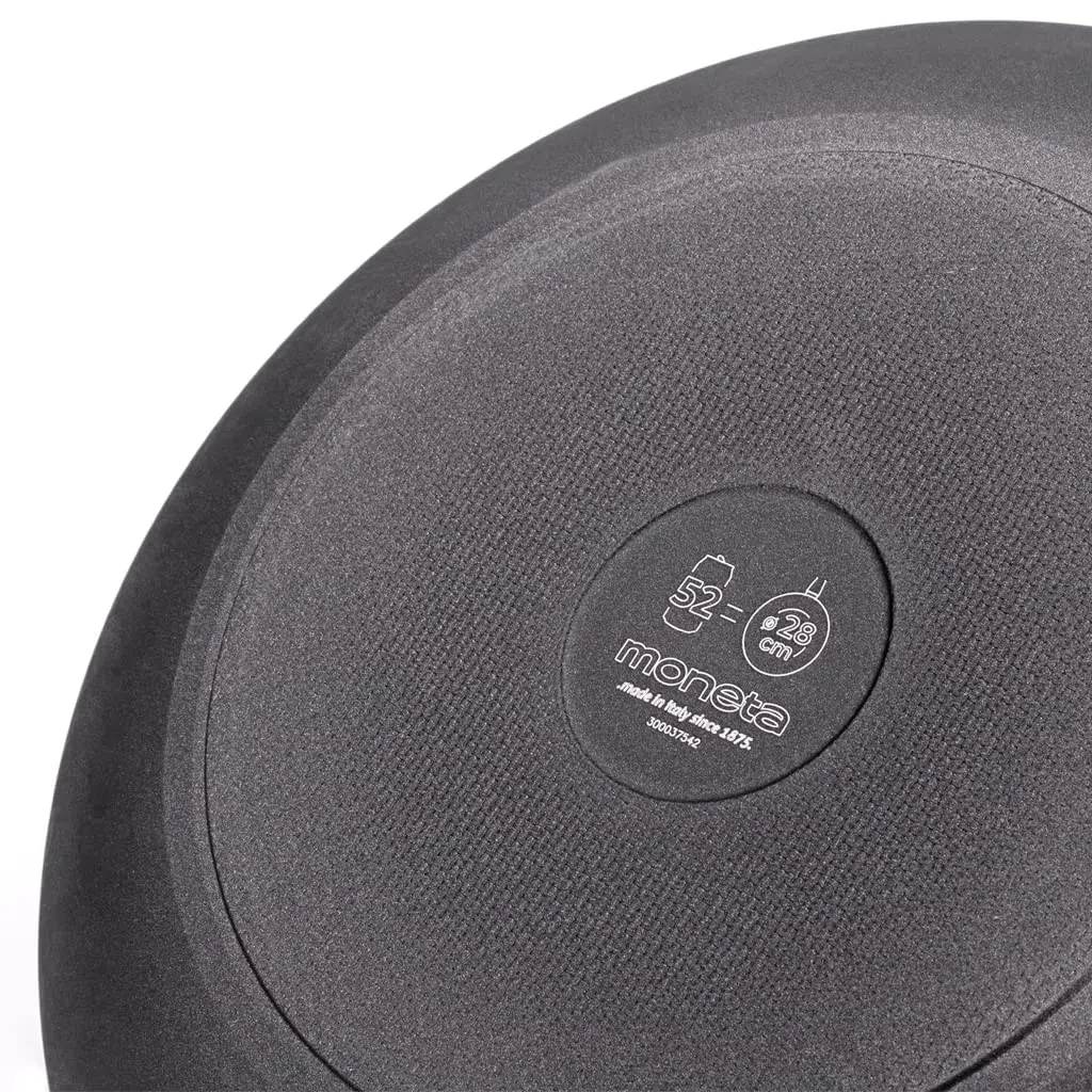 Moneta Futura Wok 28cm, rivestimento naturale FineGres (NO PFAS), anche per induzione. 100% Made in Italy