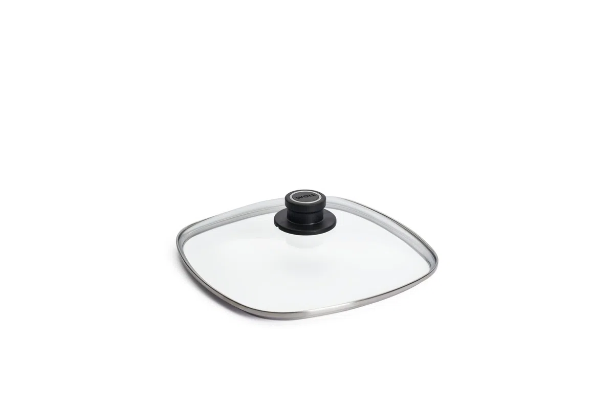 Woll Coperchio in Vetro Quadrato 26 cm con pomolo