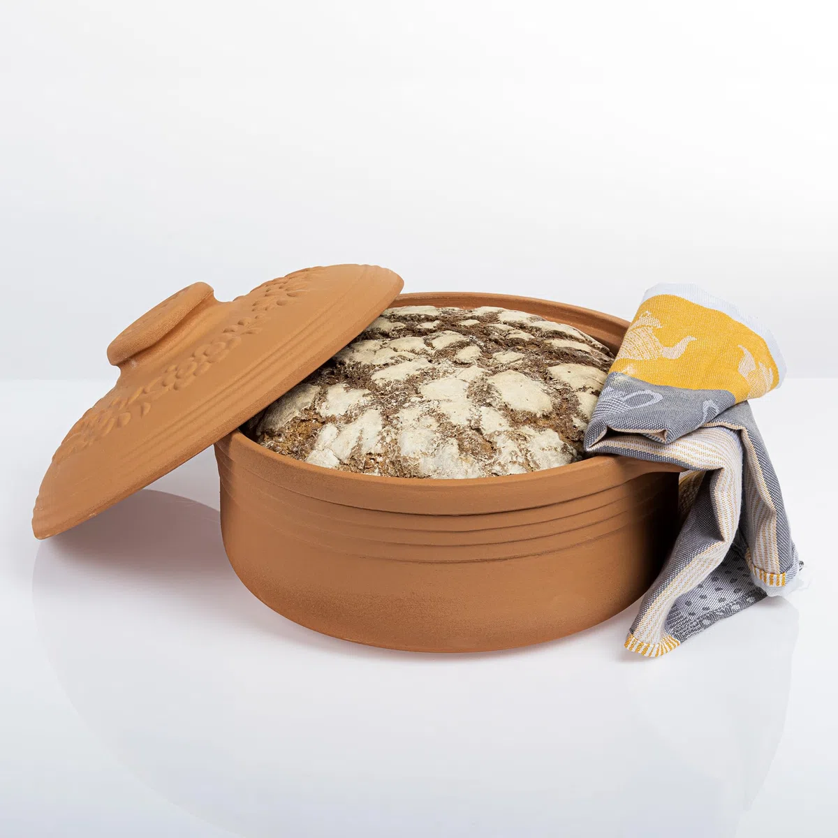 Browin 770612 Rostiera Rotonda per Cottura a Vapore da 4 l, con Contenitore per Pane