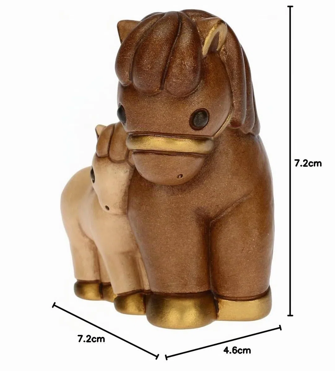 THUN - Cavallo con Puledro Presepe Classico