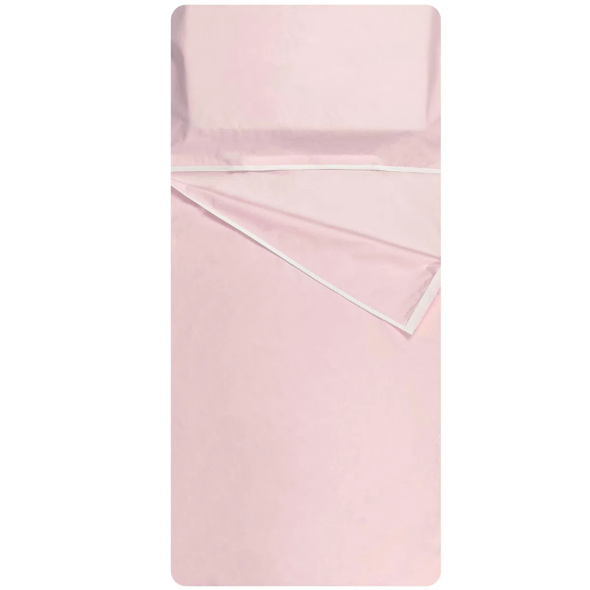 Set Asilo, Sacco nanna e sacchetto per Bimbo e Bimba da 2 a 6 Anni - Tessuto 100% Cotone Rosa Copertina Asilo