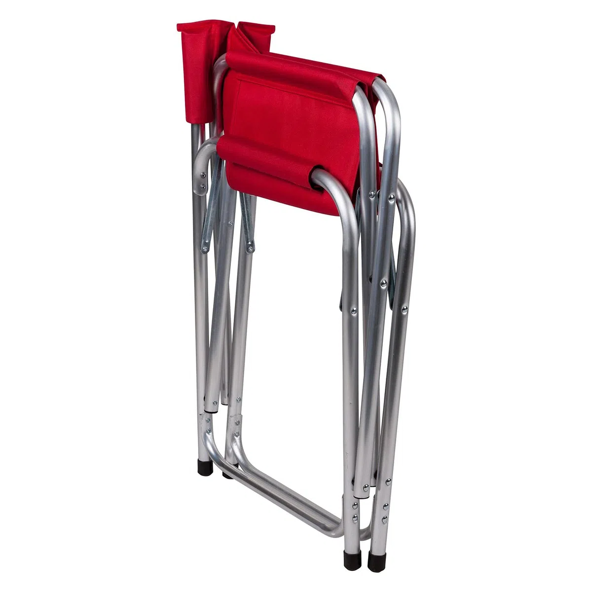 Dmora Sedia Regista Pieghevole Rossa, Metallo, Rosso, 61x85x63 cm