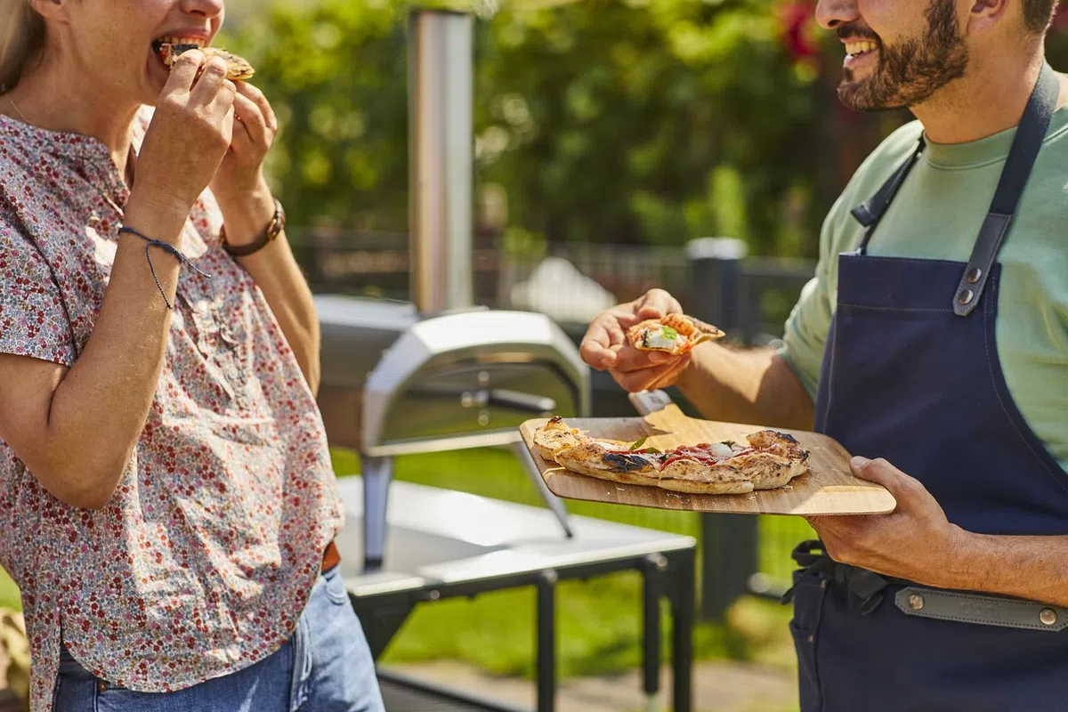 Ooni Pala per pizza in bambù da 30 cm – Tagliere da portata – Vassoio per pizza in legno – Pala per pizza – Ooni Accessori