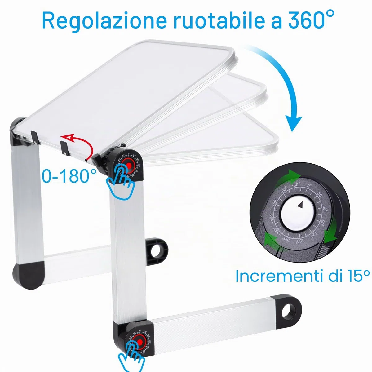 Supporto per Libri da Tavolo Leggio Libri Regolabile da Cucina Scrivania con Clip Ergonomico per libri di Grandi Dimensioni Testo, Musica, Ricetta, Tablet, Ricetta e laptop iPad
