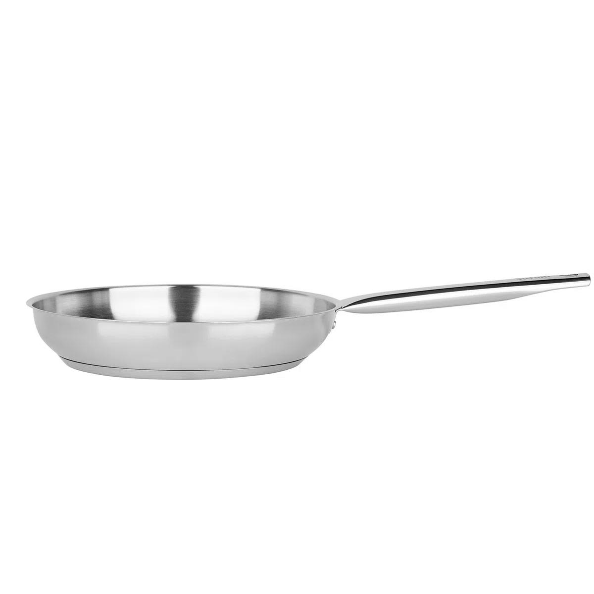 Sitram 717094 Padella Endurance Ø28 cm, 100% acciaio inossidabile, fondo triplo spessore, interno senza rivestimento nocivo, tutti i piani cottura, inclusi induzione