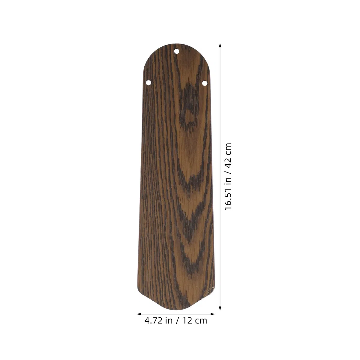 5 pale di ricambio per ventilatore a soffitto - Pale in legno resistenti alle intemperie, lunghe 42 cm con foro da 8 mm - Parte della pala per ufficio, casa e camera da letto