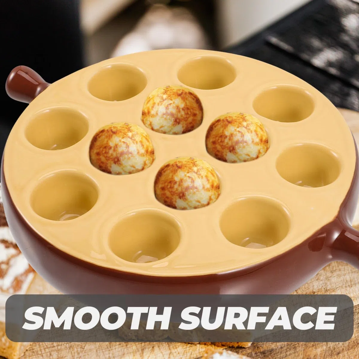 Homoyoyo Piatto per forno, piastra in ceramica, piastra per forno, piastra per lumache, teglia per lumache
