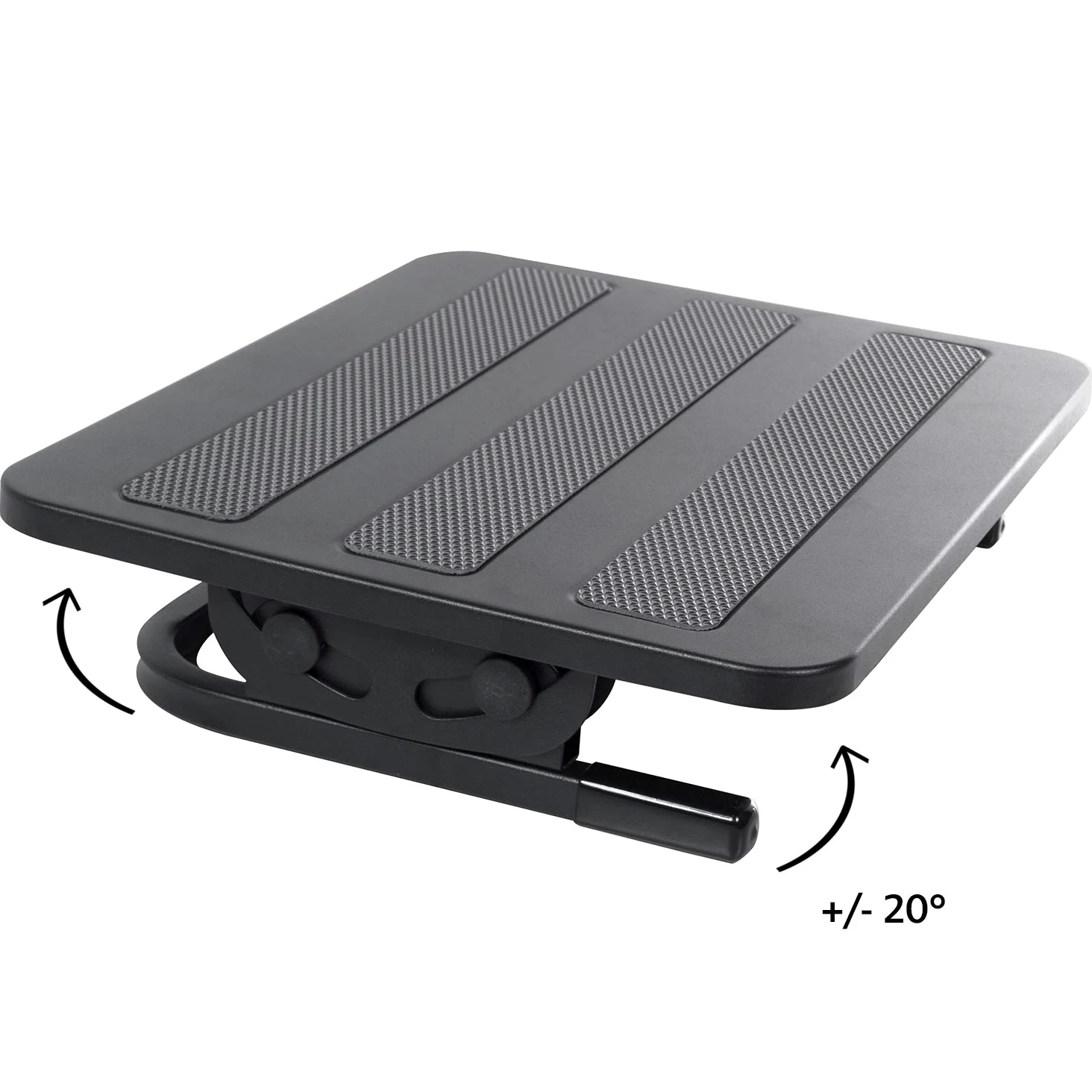 Maclean MC-831 - Poggiapiedi ergonomico con inclinazione Regolabile, 380 x 300 mm