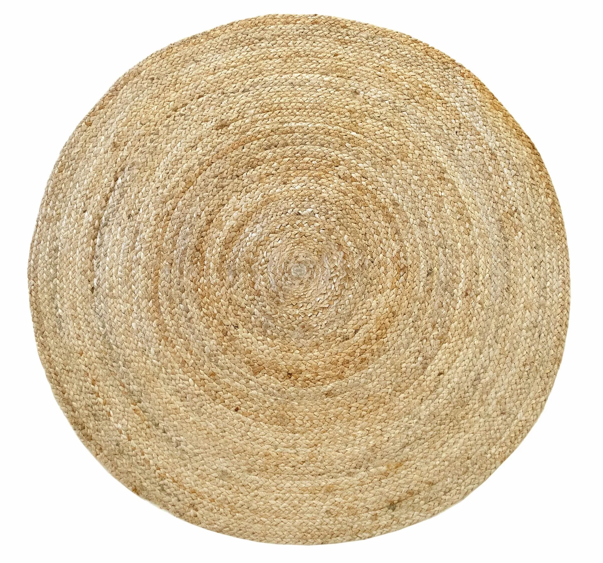 HAMID - Tappeto in Juta Alhambra, 100% Fibra di Iuta Naturale, Tappeto Morbido e ad Alta Resistenza, Tessuto a Mano, Soggiorno, Camera da Letto, Tappeto Corridoio, Naturale (100x100cm)