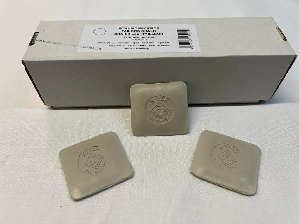 GESSI BIANCHI DA SARTO PER TESSUTI CONF DA 25 PZ-ESBE SUPER QUALITY MADE GERMANY