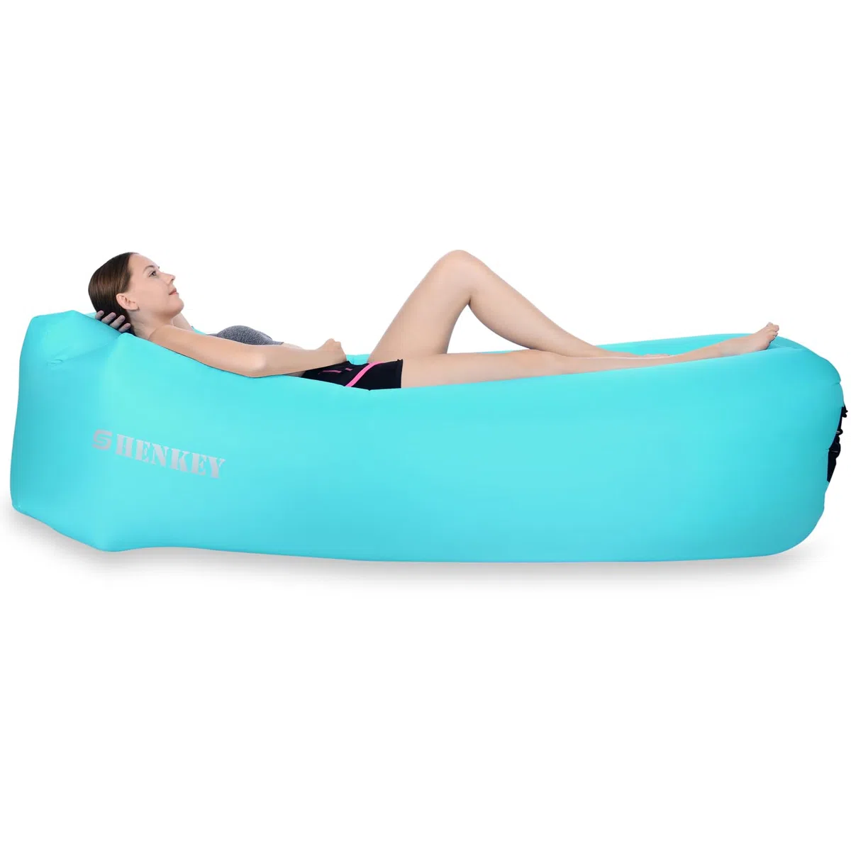 Divano Gonfiabile, Gocce di Divano Gonfiabile Air Lazy Bag, Hommock Portable Hommock e Air per Campeggio,Escursioni e Feste Sulla Spiaggia (Verde)