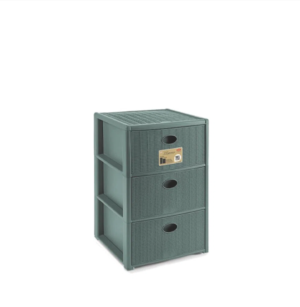 Stefanplast CASSETTIERA P.3 Elegance Green 40x40 h 60 STEFANPL