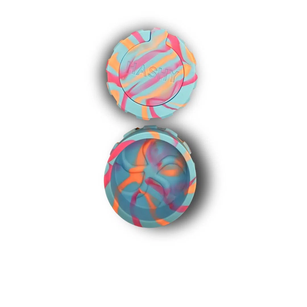 HASHY | GRINDER IN SILICONE PER RESINE | DIVERSI COLORI | (Multicolore celeste,rosa,viola)