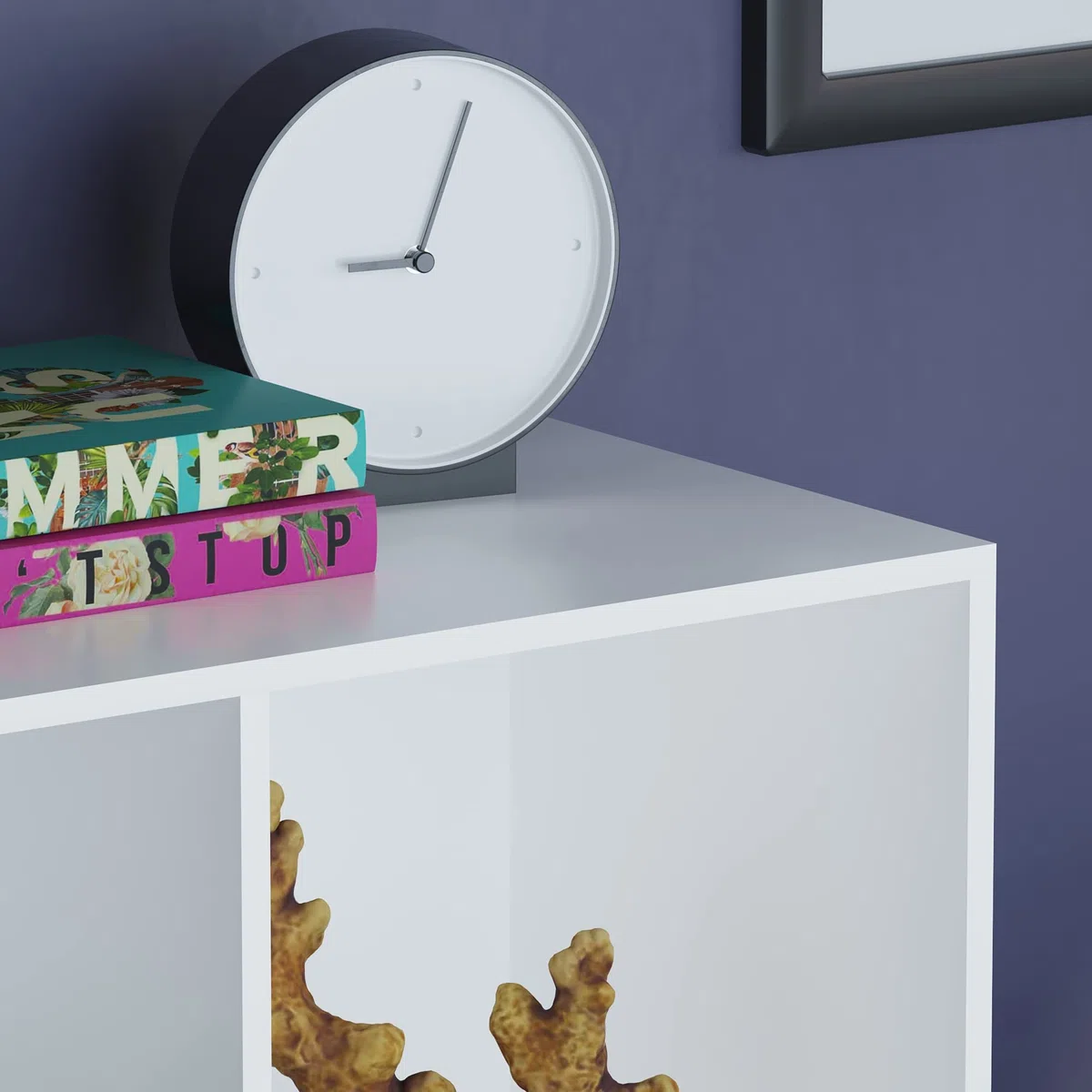 Vida Designs Durham Cube - Libreria per soggiorno, libreria, mobili per casa, ufficio (4 cubi, bianco)