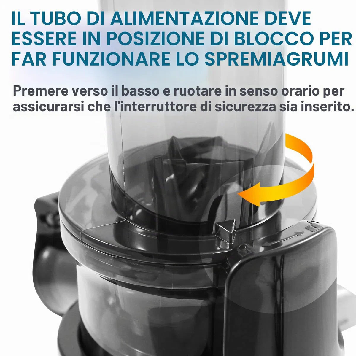 Elite Gourmet EJX600 spremiagrumi compatto da masticare, spremiagrumi a freddo, ricco di sostanze nutritive e vitamine, facile da pulire, 16 once, colore: antracite