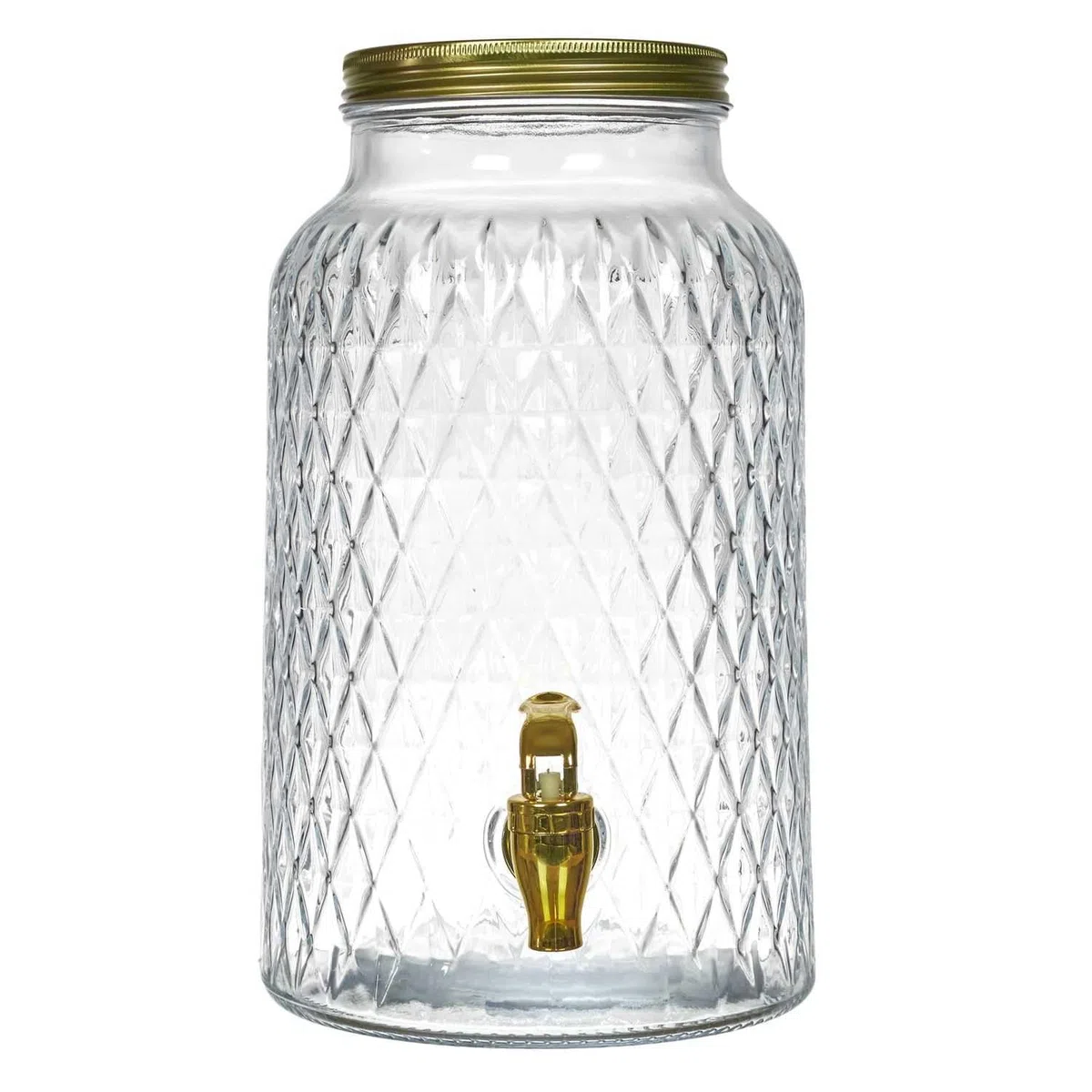 LA Fabbrica della CASA Deco Fontana per Bevande dal Design Diamante da 6 Litri