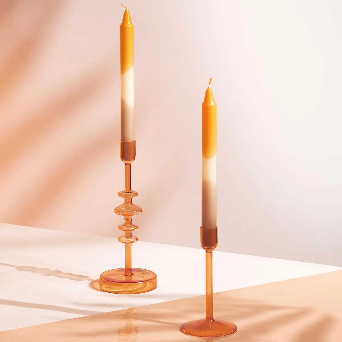 like. by Villeroy & Boch Like Home candela Apricot & Clay, 2x23 cm, 2 pezzi, multicolore
