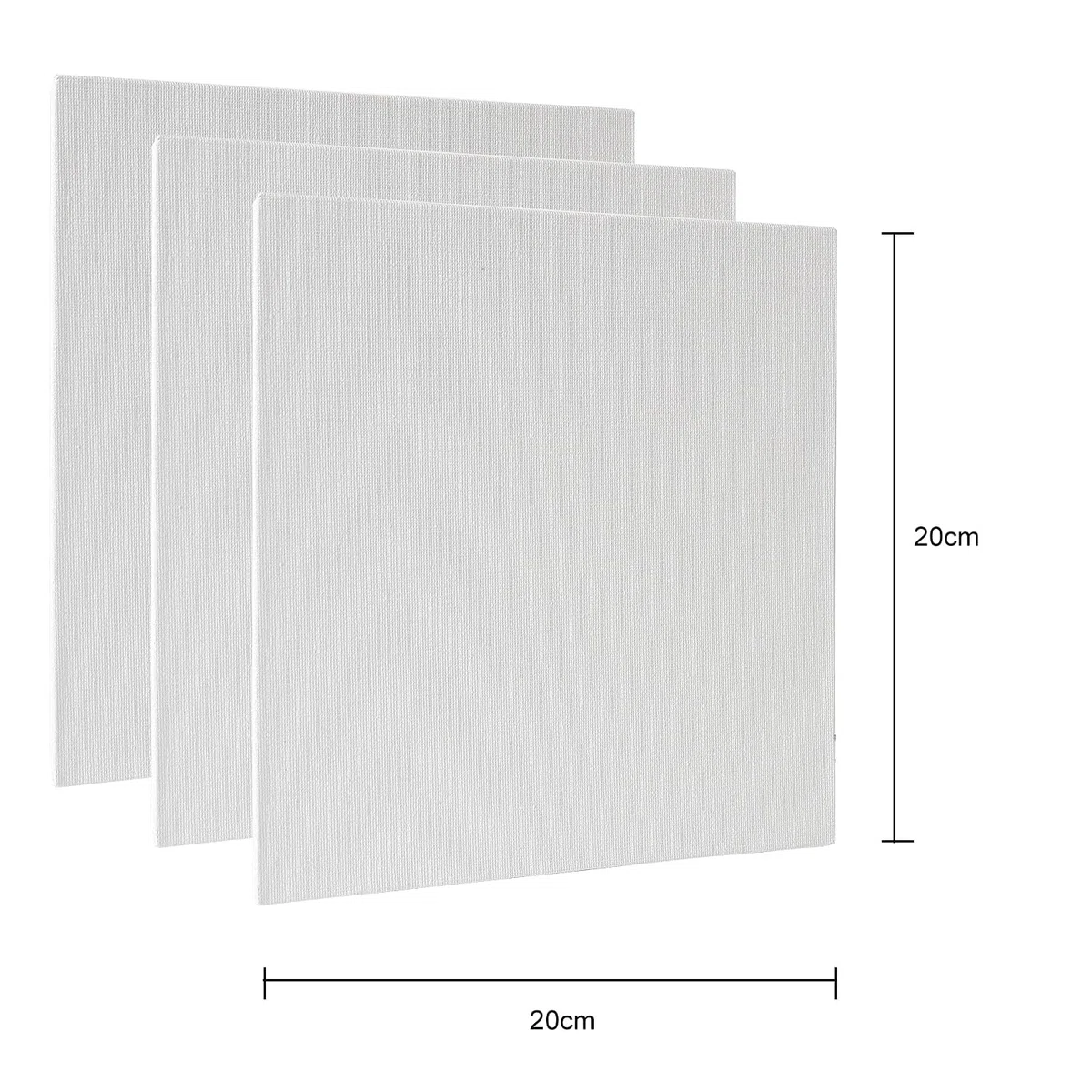 48 colori per pittura acrilica Set 6 pennelli, palette di coltelli, tela, cavalletto, per pittura artistica su legno, ceramica, tessuto, artigianato GC-APK48