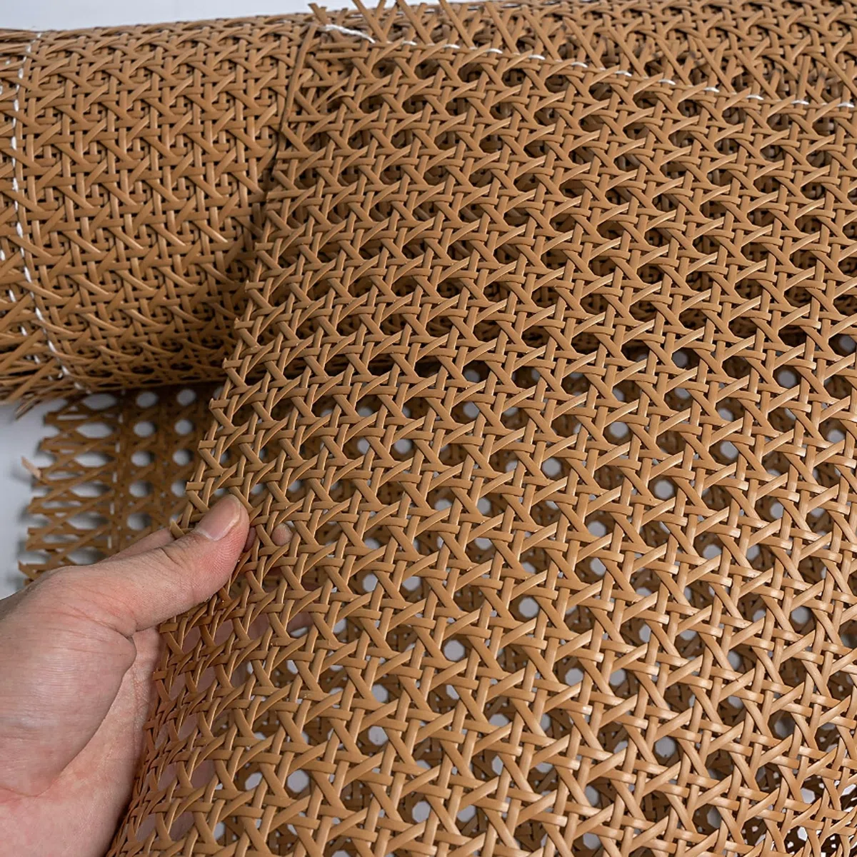 Generico Nastro Fettuccia di Vimini in Plastica Rattan, Larghezza 40cm Paglia di Vienna Sintetico per Sedie, Rotolo di Rattan Intrecciato per Riparazione di Mobili Armadio Cestini Fai da Te(60x100cm)