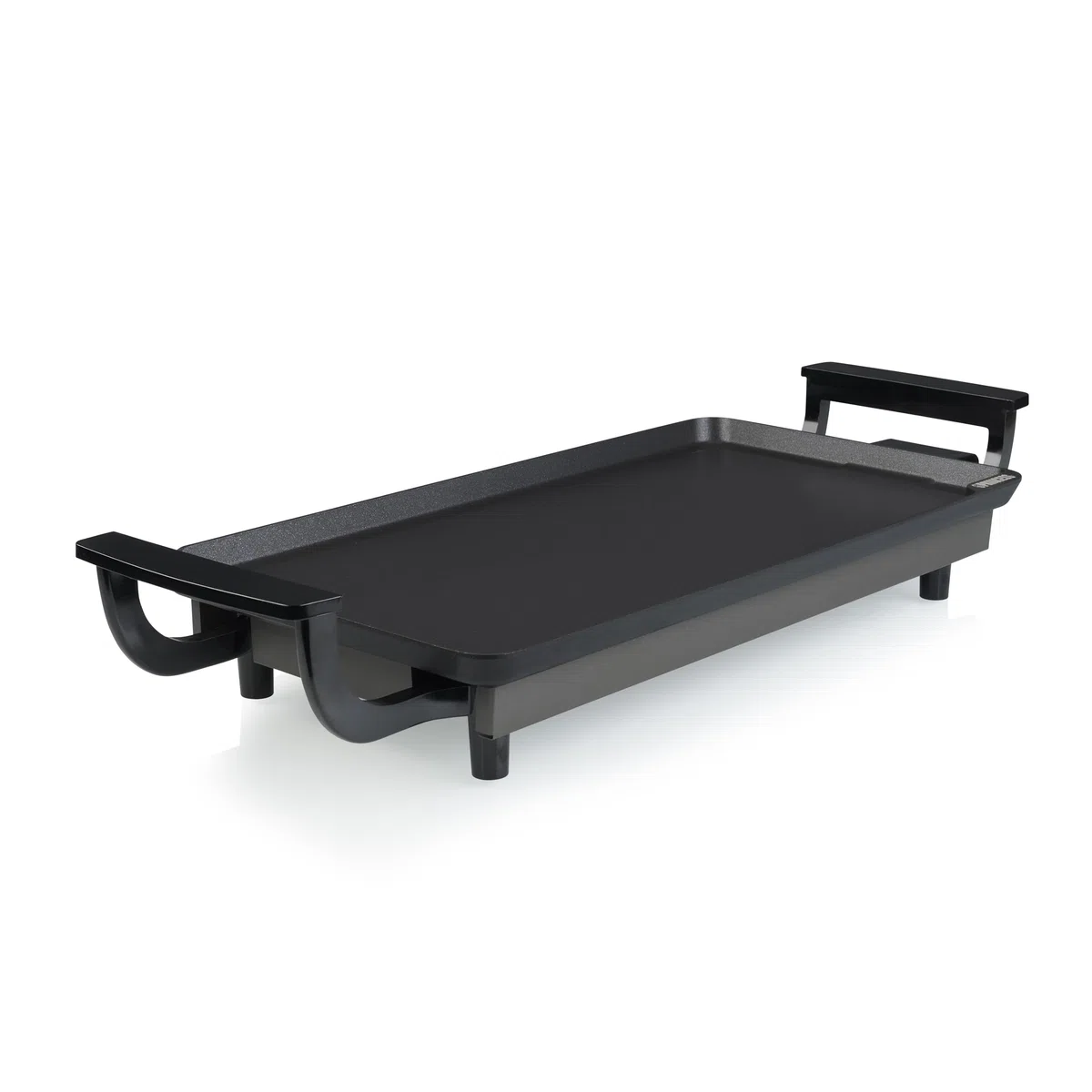 Princess Table Chef Economy 102209 - Barbecue da tavolo, superficie di cottura 43 x 23 cm, termostato regolabile, senza BPA, rivestimento antiaderente, manici Cool-Touch, 1800 Watt
