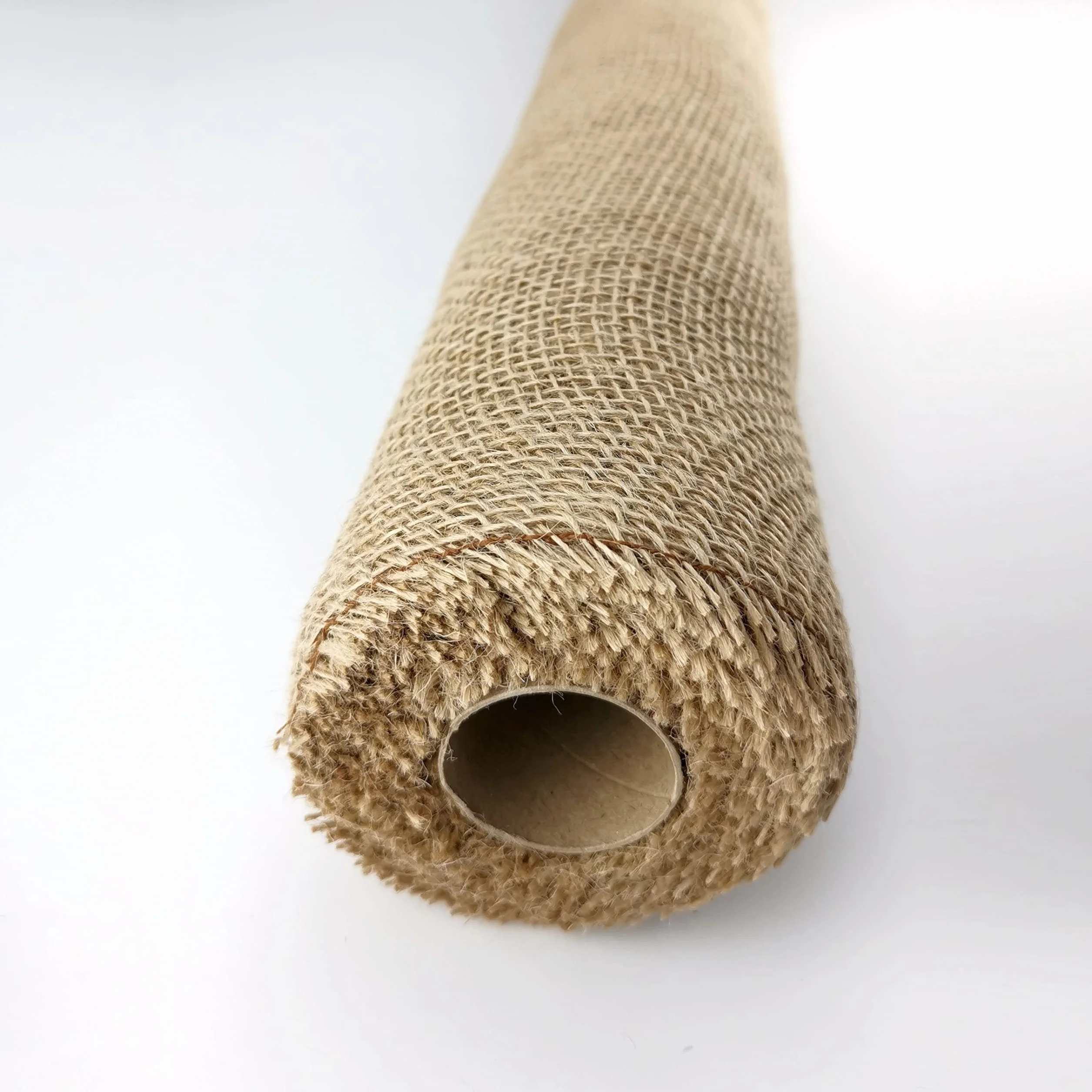 D.RECT Juta Rotolo Naturale Marrone 100x500cm - Rotolo di Iuta Decorativo per Confezioni Regalo - Decorazione per Feste
