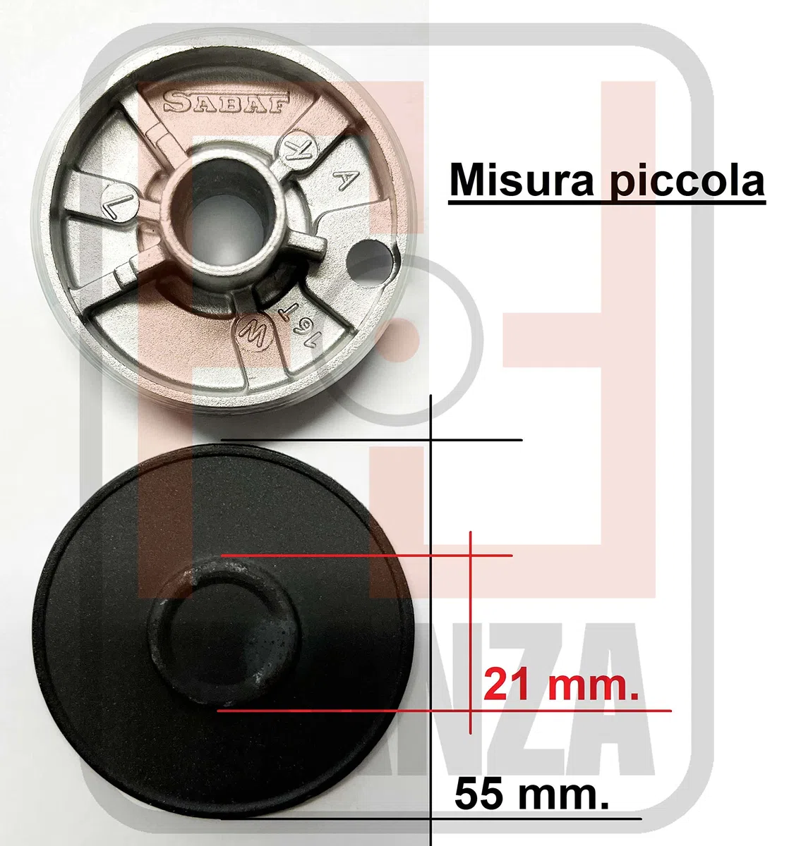 Indesit - Kit 4 bruciatori Sabaf completi di piattelli spartifiamma per cucina piano cottura 4 fuochi - Made in Italy - KIT00235