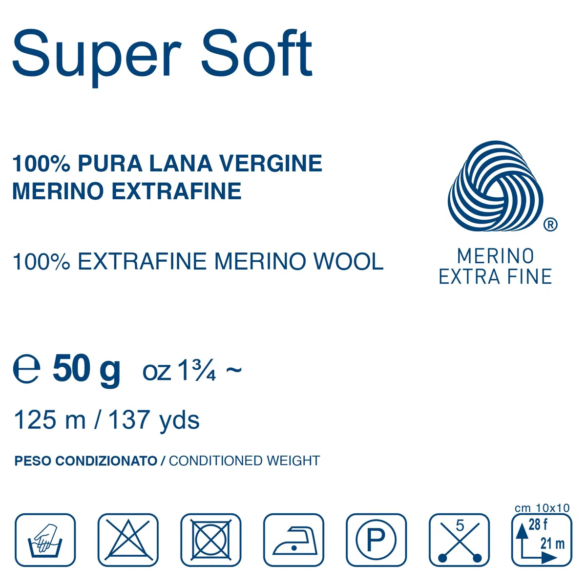 5 Gomitoli per Maglia, 100% Pura Lana Vergine Merino Extrafine by Lana Gatto, Made in Italy. Linea Super Soft, Lana di qualità Superiore, 250 g. 625 mt (5, Verde - 5282)