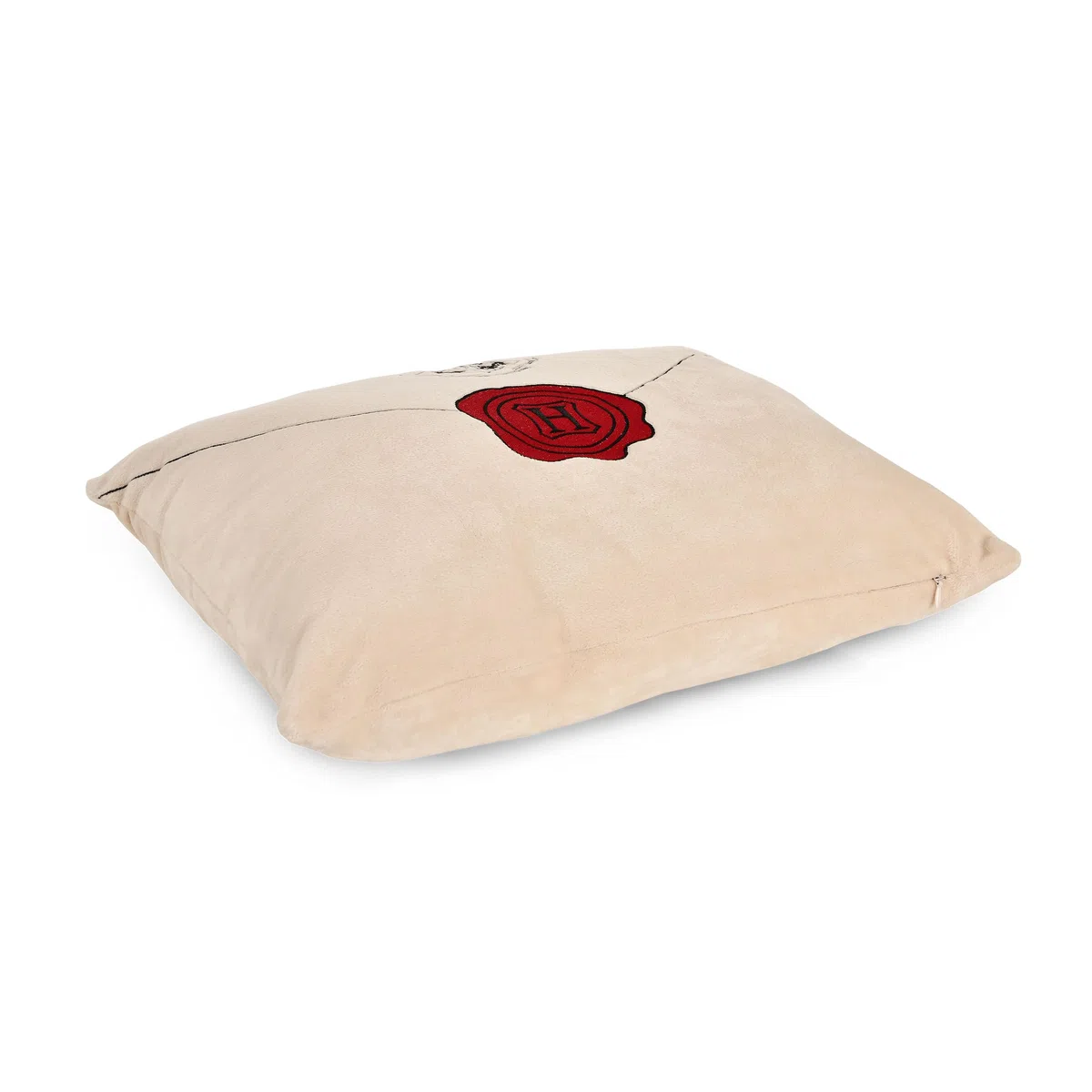 Elbenwald Cuscino Di Harry Potter Con Design Della Lettera Di Hogwarts - 42 X 12 X 34 Cm - Con L'indirizzo Di Harry Sul Retro - Per Uomo Donna Unisex - Idea Regalo - Cuscino Decorativo - Bianco Beige
