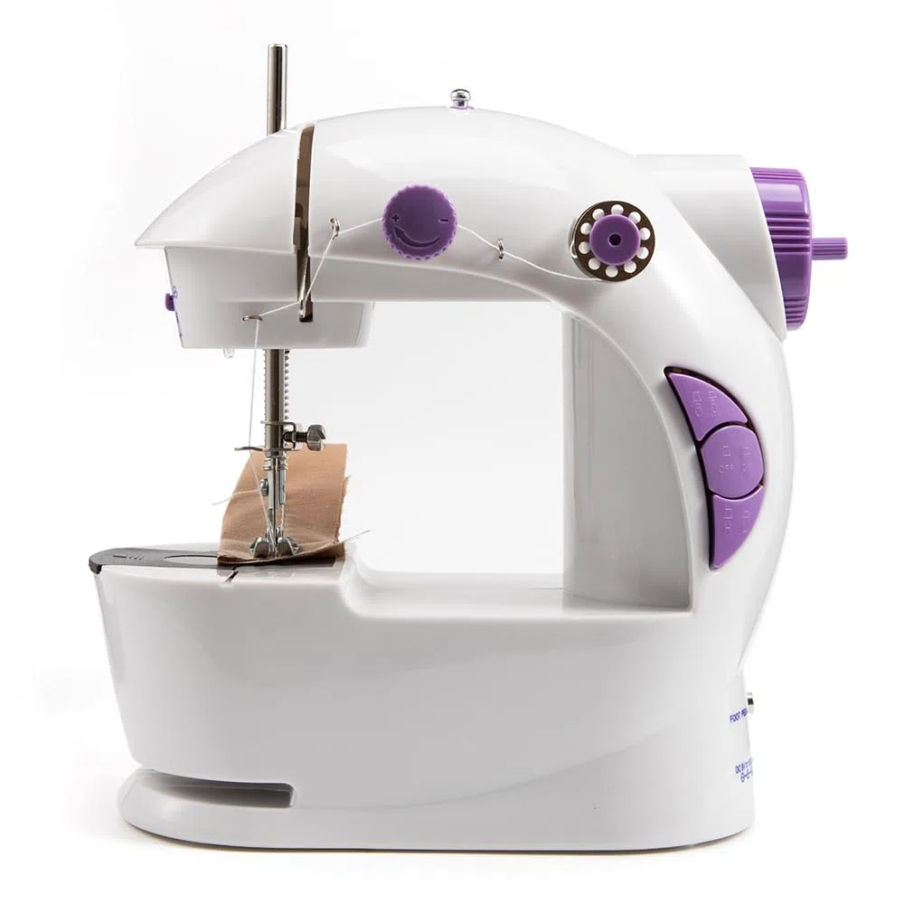 Mini Macchina da Cucire Portatile ed Elettrica per Principianti Adulti - Velocità Regolabile con Funzione Overlock per Crafting