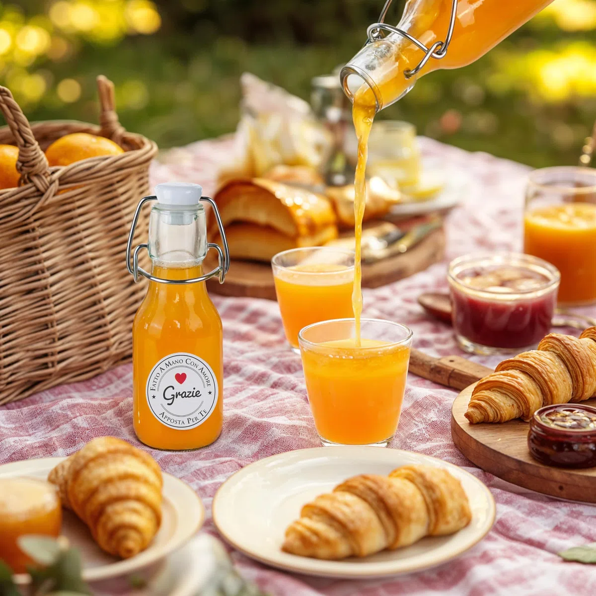 Winter Shore Bottiglie Vetro Piccole 120 ml con Tappo ed Etichette (Set da 20) - Bottigliette Vetro Bomboniere Riutilizzabili - Mini Alcolici Bottiglie - Bottigliette Alcolici con Tappo a Ribalta
