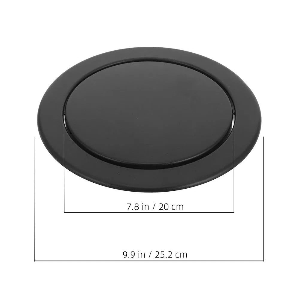Coperchio per rifiuti, per piani di lavoro della cucina, per bagno e camera d'albergo, adatto per aperture, design salvaspazio, look elegante
