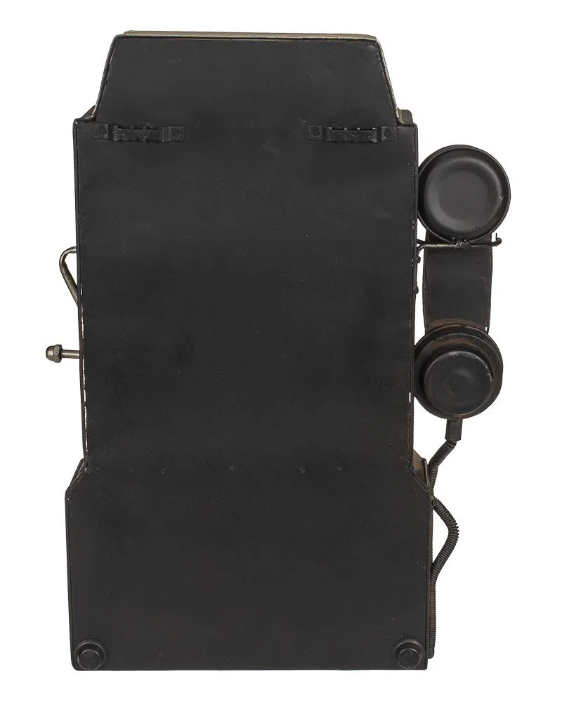 Portachiavi in Metallo, Telefono con Orologio