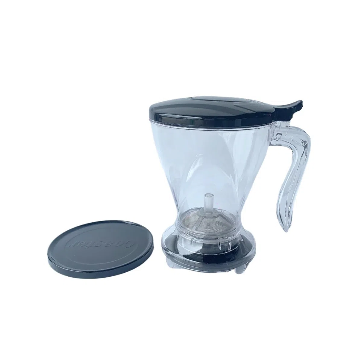 Versatile Gocciolatore For Caffè Da 600 Ml Trasparente Con Tappetino For Tazza, Filtro For Caffè, PC, Pentola For Caffè Americano(Black)
