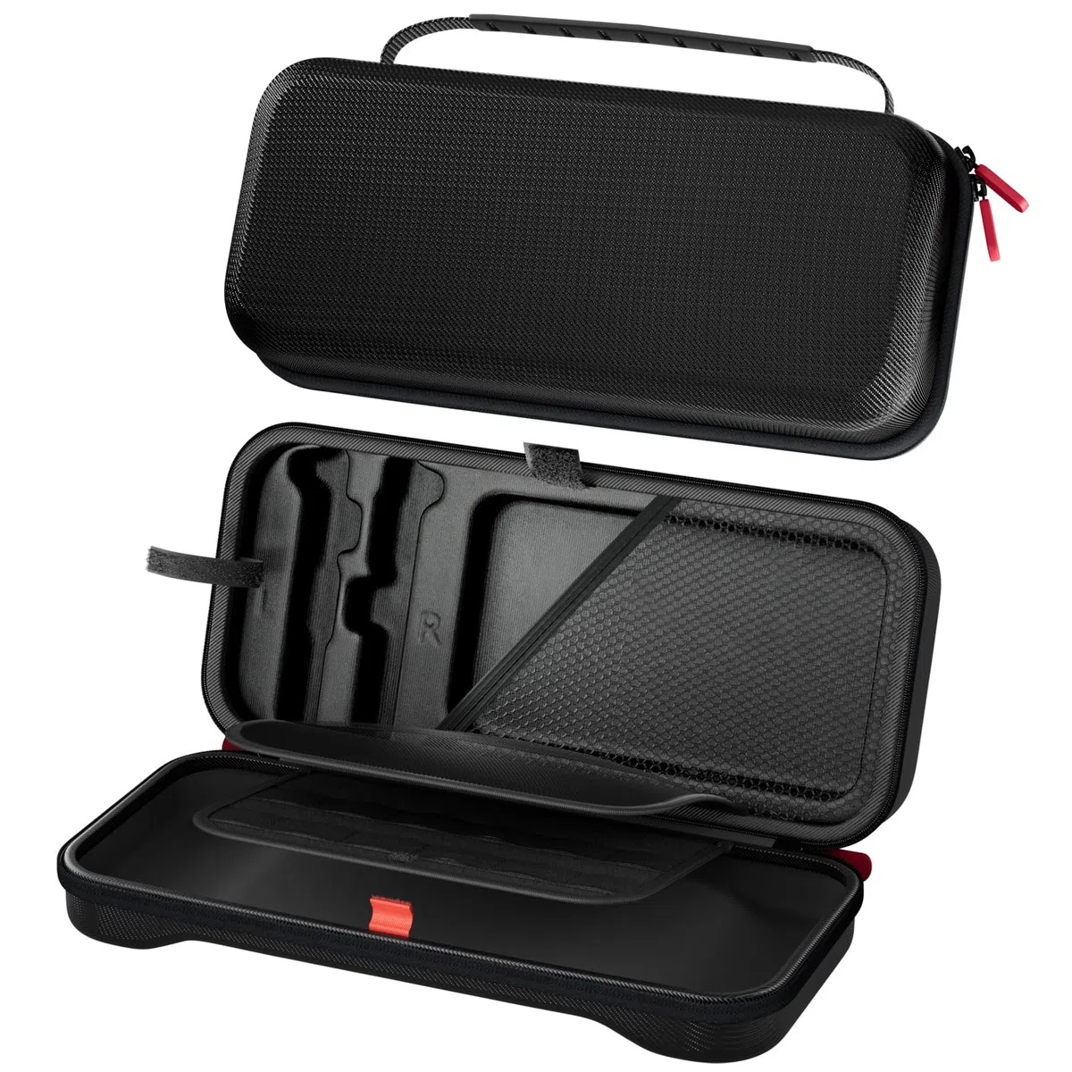 ProCase Borsa per Console Custodia per Nintendo Switch 2 2025, con Slot per Schede 24 Giochi, Custodia Protettiva per Console e Accessori -Nero