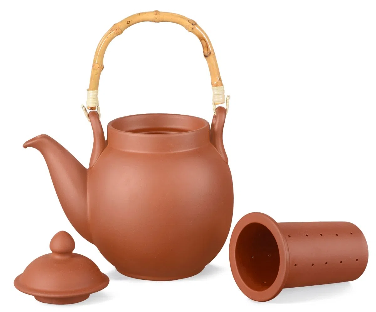 Tone Teiera Tenno 1,6 Litri con colino e Manico in bambù. Prodotto Originale