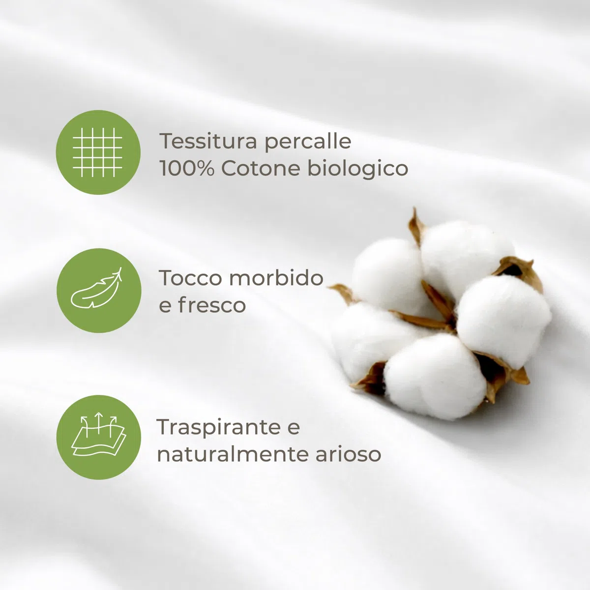 Dreamzie Copripiumino da 3 Pezzi - Copripiumino Una Piazza e Mezza 155x220 cm, Federe 80x80 cm (x2) - Bianco