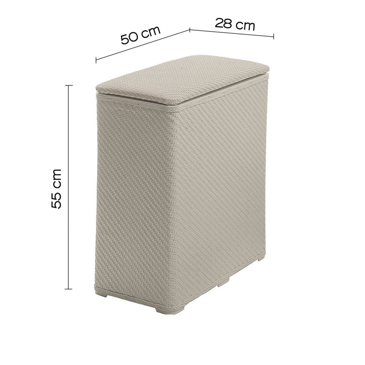 Gedy - COFFRE LINGE PLASTIC BEIGE - Gedy - G-20380300300