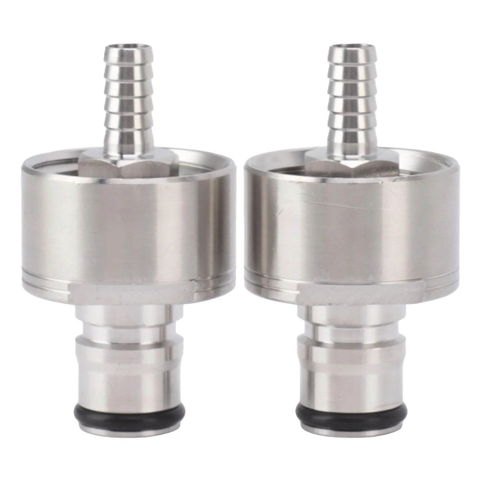 Haofy 2 PZ Tappo di Carbonatazione in Acciaio Inossidabile Carbonatazione Forzata Riempimento Bottiglia in PET Tappo di Accoppiamento CO2 per Blocco Sfera di Birra Soda