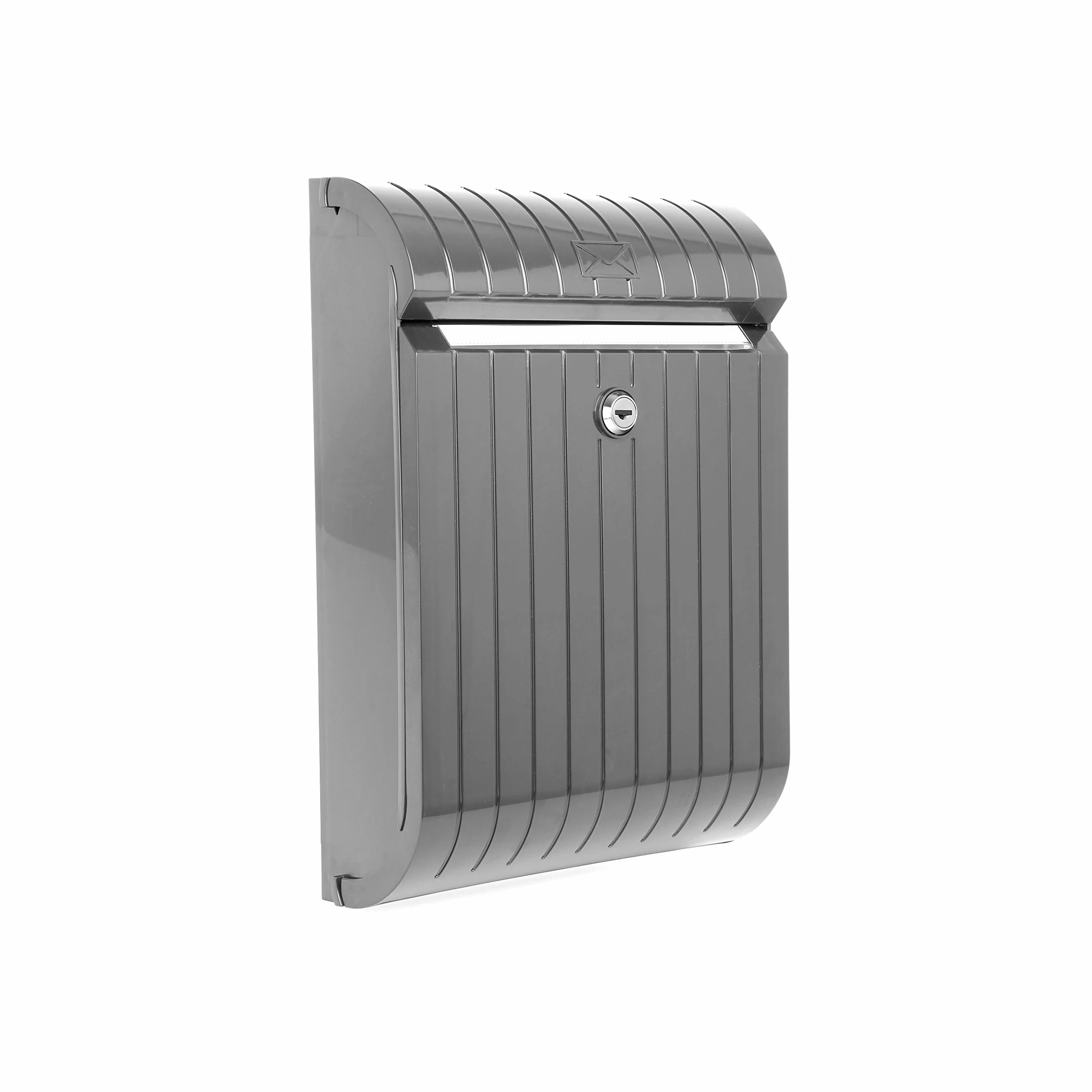 Tatay 0044009 - Cassetta della posta, colore grigio metallizzato