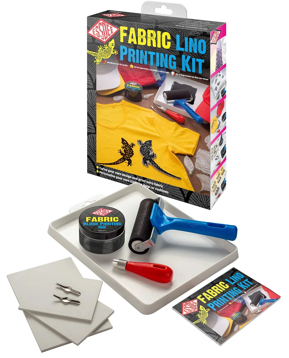 Essdee Kit di stampa Lino per tessuti