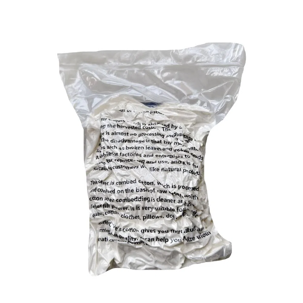 Ivie - Imbottitura in fibra di cotone biologico grezzo, colore naturale, ecologica, per cuscini e bambole 2lbs